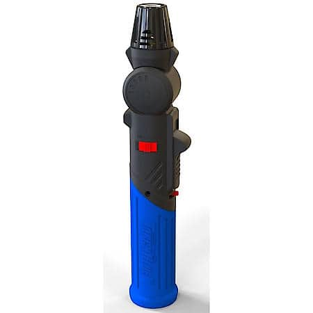 Pivot Head Torch Stick Lighter: Blue Flame, Refillable Multipurpose Butane Torch