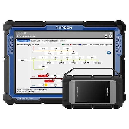 TOPDON Phoenix Smart - 10.1" OE-Level Scan Tool, Cloud-Based Programming, Adv Protocols