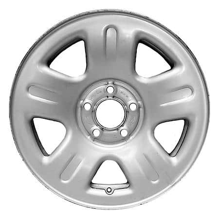 Recon OEM Steel Wheel, 16 X 7, 5 Spokes, 5 Lug, 4.5 Inch Bolt Pattern, Silver