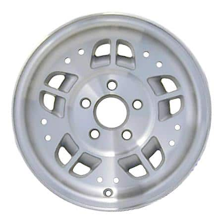 Recon OEM Alum Wheel, 14 X 6, 20 Slots, 5 Lug, Bolt On Cap, Light Sparkle Silver