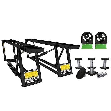 7000TLX portable car lift, Wall Hangers and Truck Adapter Set.