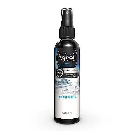 Pump Spray Air Freshener: Lightning Bolt/Ice Storm Scent, 8 Oz