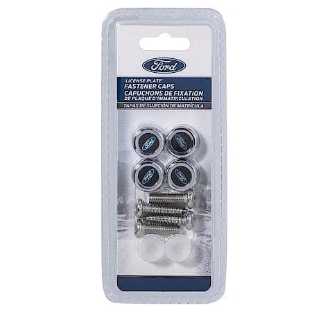 Ford 4 Piece License Plate Fastener Caps