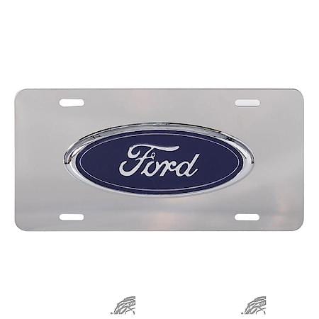 Ford Stainless Steel License Plate