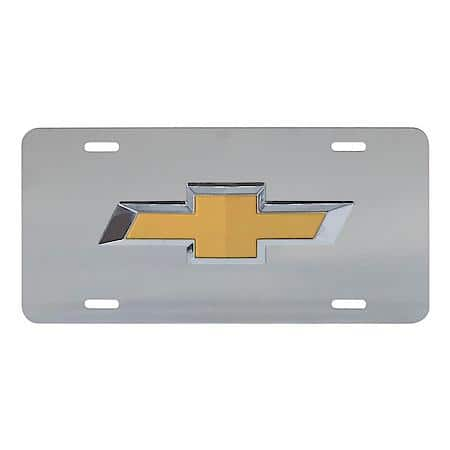 Chevrolet Stainless Steel License Plate