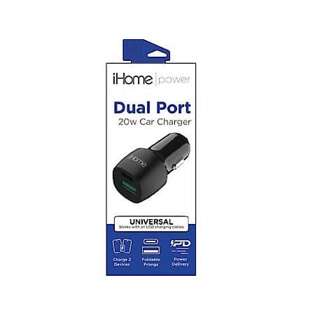 2 Port Car Charger 1A/1C