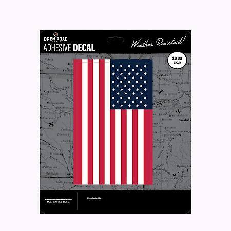 AMERICAN FLAG DECAL