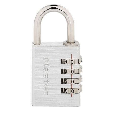 Combination Lock, Resettable 4-Dial