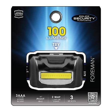 Foreman 100 Lumen Headlamp