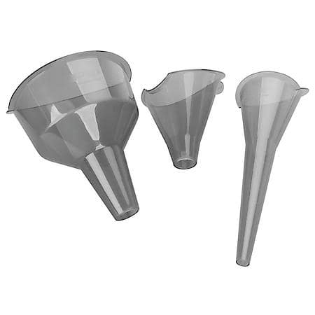 3 Piece Clear View Easy-Fill Funnel