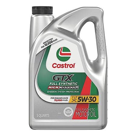 5W-30 High Mileage Full Synthetic Motor Oil, 5 Quarts