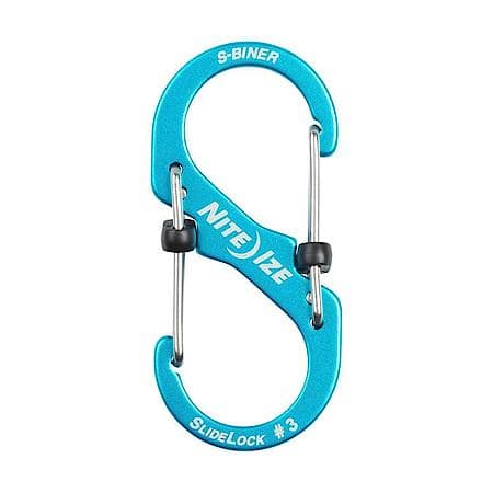 S-Biner SlideLock Aluminum No. 3 - Blue