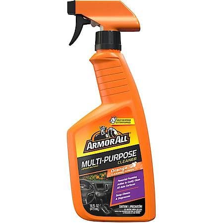 Multi-Purpose Car Cleaning Spray With Orange Cleaning Power, 16 fl oz Bottle