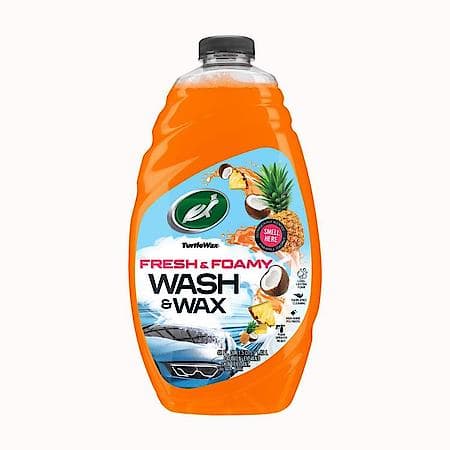 Fresh and Foamy Wash and Wax, Pineapple Coconut Scent, 48 oz.