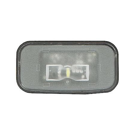 New CAPA Certified Standard Replacement License Plate Light Assembly