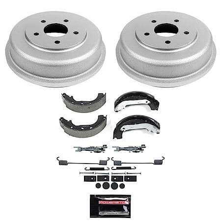 Rear Autospecialty Stock Replacement Brake Shoe and Drum Kit