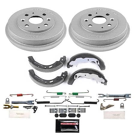 Rear Autospecialty Stock Replacement Brake Shoe and Drum Kit