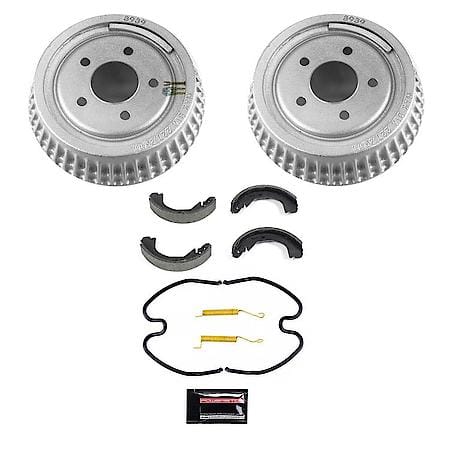 Rear Autospecialty Stock Replacement Brake Shoe and Drum Kit