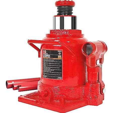 Hydraulic Stubby Low Profile Welded Bottle Jack