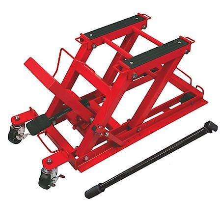 Hydraulic Motorcycle Lift Jack with 1500LBS Load Capacity, Scissor Jack Stand