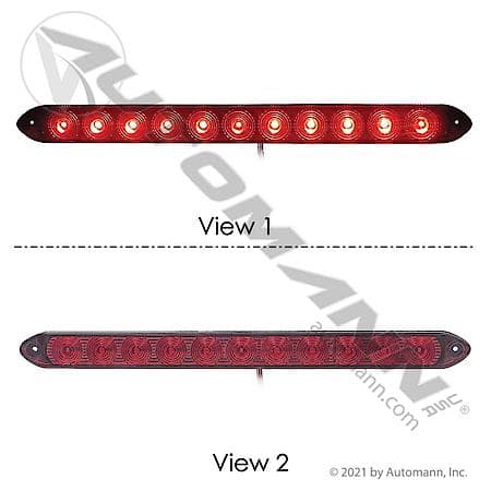 CHMSL Rectangular LED Light, 15"