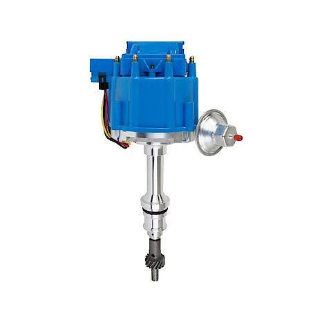 Ford Small Block V8 (221-302) HEI Distributor with Blue Cap