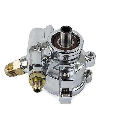 GM Type 2 (Saginaw TC Series) Style Chrome Power Steering Pump