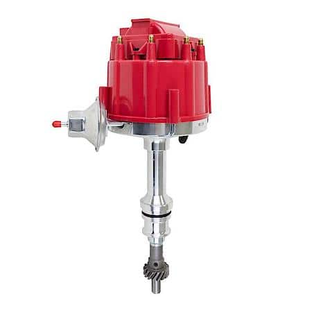 Ford Big Block (370-460), 351C, 351M, & 400 V8 HEI Distributor with Red Cap