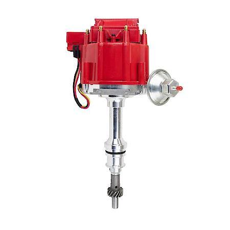 Ford Small Block 351W V8 HEI Distributor with Red Cap