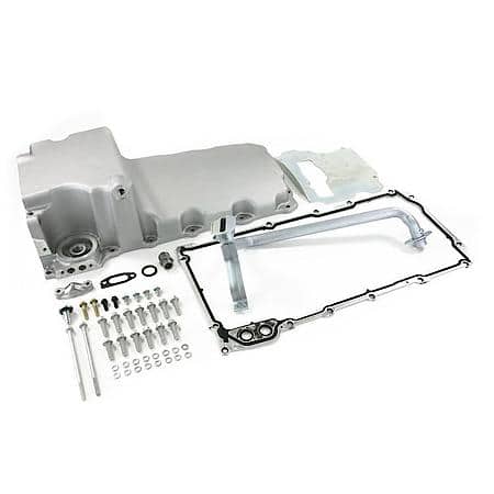 GM LSX Rear Sump 5.5-Quart Satin Cast Aluminum Retro Fit Oil Pan