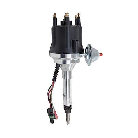 Chevy 1962 & Earlier (194-261) & Toyota Land Cruiser 1968-1987 (3.8 L-4.2) Inline 6 Pro Series Ready to Run Distributor with Black Cap