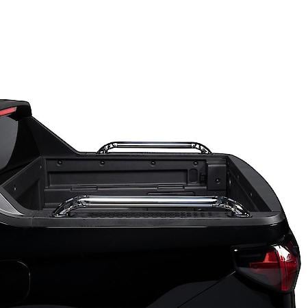 Truck Bed Side Rail: Stanchion Design - Constructed Out Chrome-Plated Diecast Aluminum