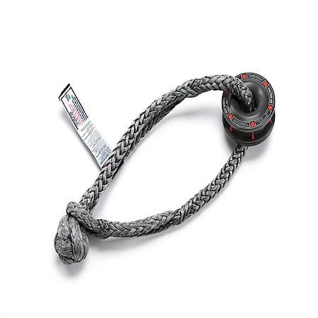 Multi-Purpose Shackle: 12000 Pound Maximum Capacity, ATV/ UTV Use, Grey