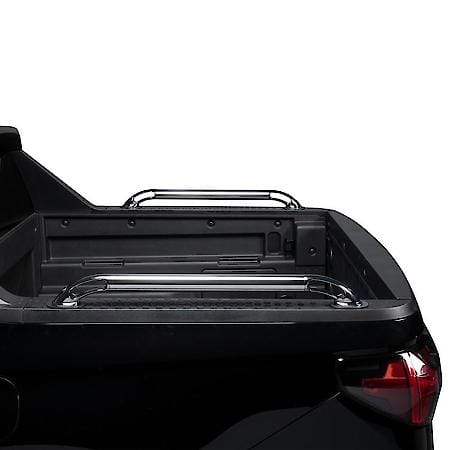 Truck Bed Side Rail: Rail Design - 2-1/2 Inch Round High-Polished Stainless Steel Tubes