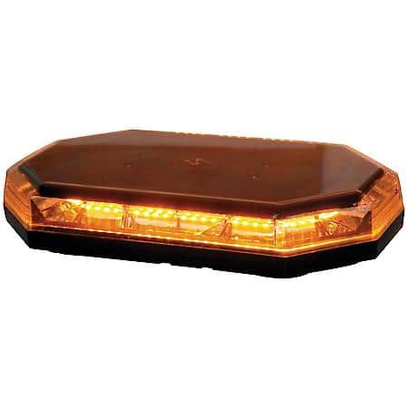 Octagonal Led Mini Light Bar - Amber, 15 Inch