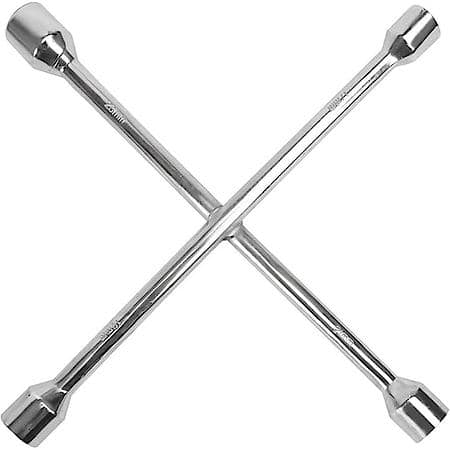 16 in Universal HD 4-Way Cross Lug Wrench (11/16", 3/4", 13/16", 7/8")