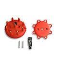 TFI Distributor Cap & Rotor Kit Red - Made from PBT compounds to maintain high dielectric strength