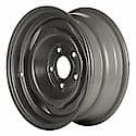 Recon OEM Steel Wheel, 14 X 6, 4 Slot, 5 Lug, 4. 75 Bolt Pattern, Medium Gray