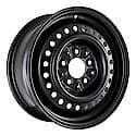 Reconditioned OEM Steel Wheel, 15 X 6, 24 Hole, 5 Lug, 4.5 Bolt Pattern, Black