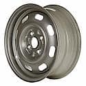 Recon OEM Steel Wheel, 14 X 5.5, 8 Slot, 4 Lug, 100MM Bolt Pattern, Silver