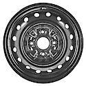 Recon OEM Steel Wheel, 14 X 4, 16 Hole, 4 Lug, 4.5 Bolt Pattern, Black