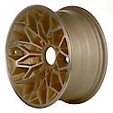 Reconditioned OEM Aluminum Alloy Wheel, 15 X 7, Snow Flake, 5 Lug, Gold
