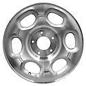 Recon OEM Aluminum Alloy Wheel, 17 X 7.5, 12MM Offset, 6 Oval Vents, Silver