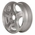 Recon OEM Aluminum Alloy Wheel, 16 X 6, 45MM Offset, 5 Spokes, 5 Lug, Silver
