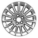 Reconditioned OEM Aluminum Alloy Wheel, 18 X 7.5, 15 Spokes, 5 Lug, Hypersilver