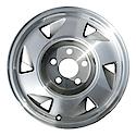 Reconditioned OEM Aluminum Alloy Wheel, 15 X 7, Machined And Silver