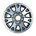Recon OEM Aluminum Wheel, 15 X 7, 7 Spokes, 5 Lug, Machined And Medium Charcoal