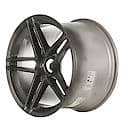 Recon OEM Alum Wheel, Rear, 19 X 12, 5 Double Spokes, Dark Charcoal Full Face