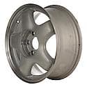 Reconditioned OEM Aluminum Alloy Wheel, 16 X 6.5, 5 Slots, 5 Lug, Silver