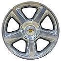 Recon OEM Alum Wheel, 20 X 8.5, 5 Spokes, 6 Lug, Light PVD Chrome Aftermarket